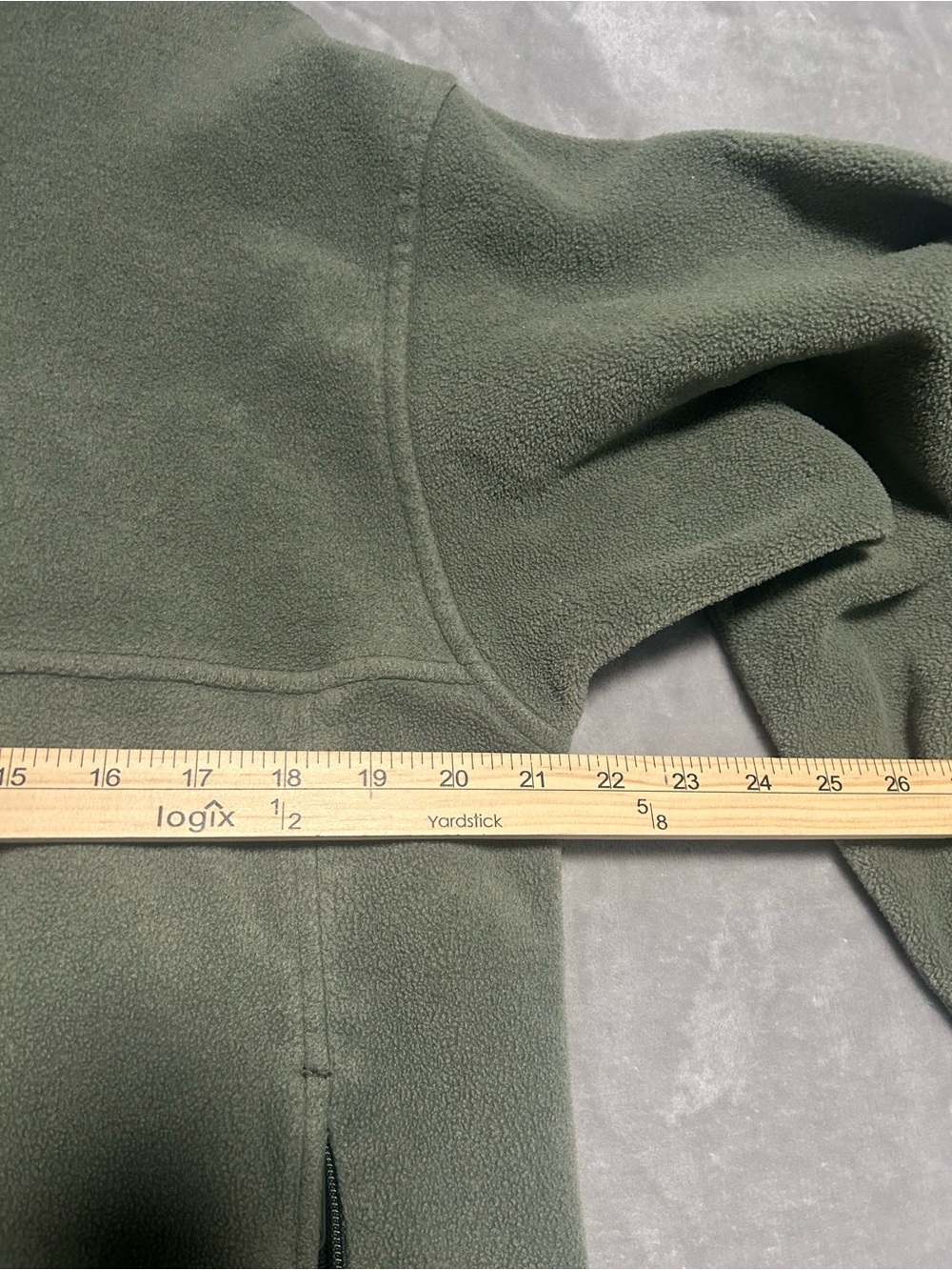 Columbia Full Zip Fleece Jacket Mens Large Army Green - Picture 5 of 6